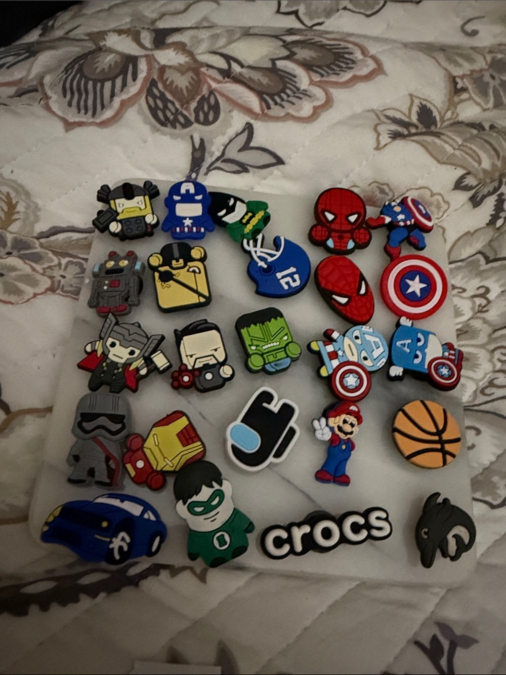 Assorted Crocs Jibbitz Charms - Superheroes & Icons